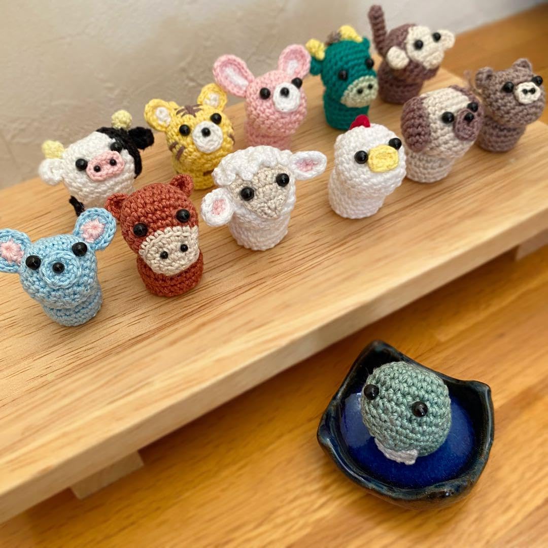 あみぐるみ] あみぐるみ お正月 お正月飾り 辰 (白) あみぐるみ